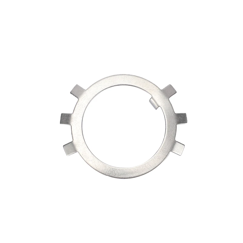 stainless steel round nut tab washer six claw washer check washer