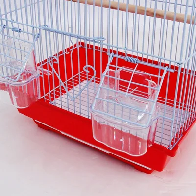 2022 NEW Low MOQ OEM birds cage with plastic trays metal parrot bird cage animal cages