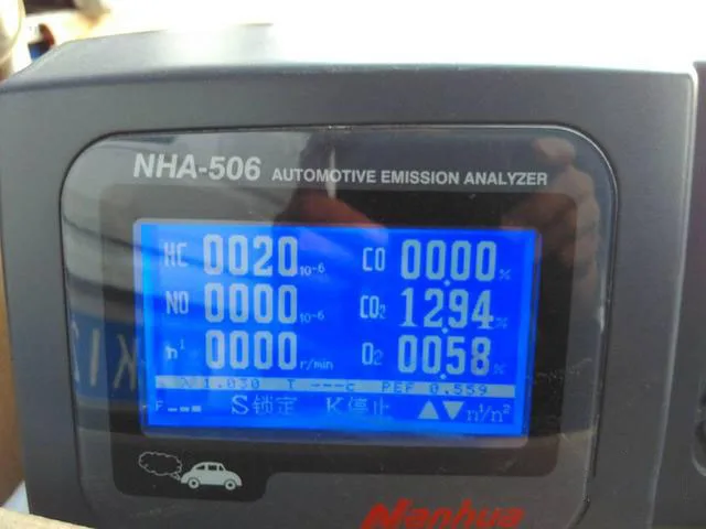 Car Auto Smoke Waste Gas Volume Detector Use for HC CO CO2 O2 NO Automotive Exhaust Gases Analyzer