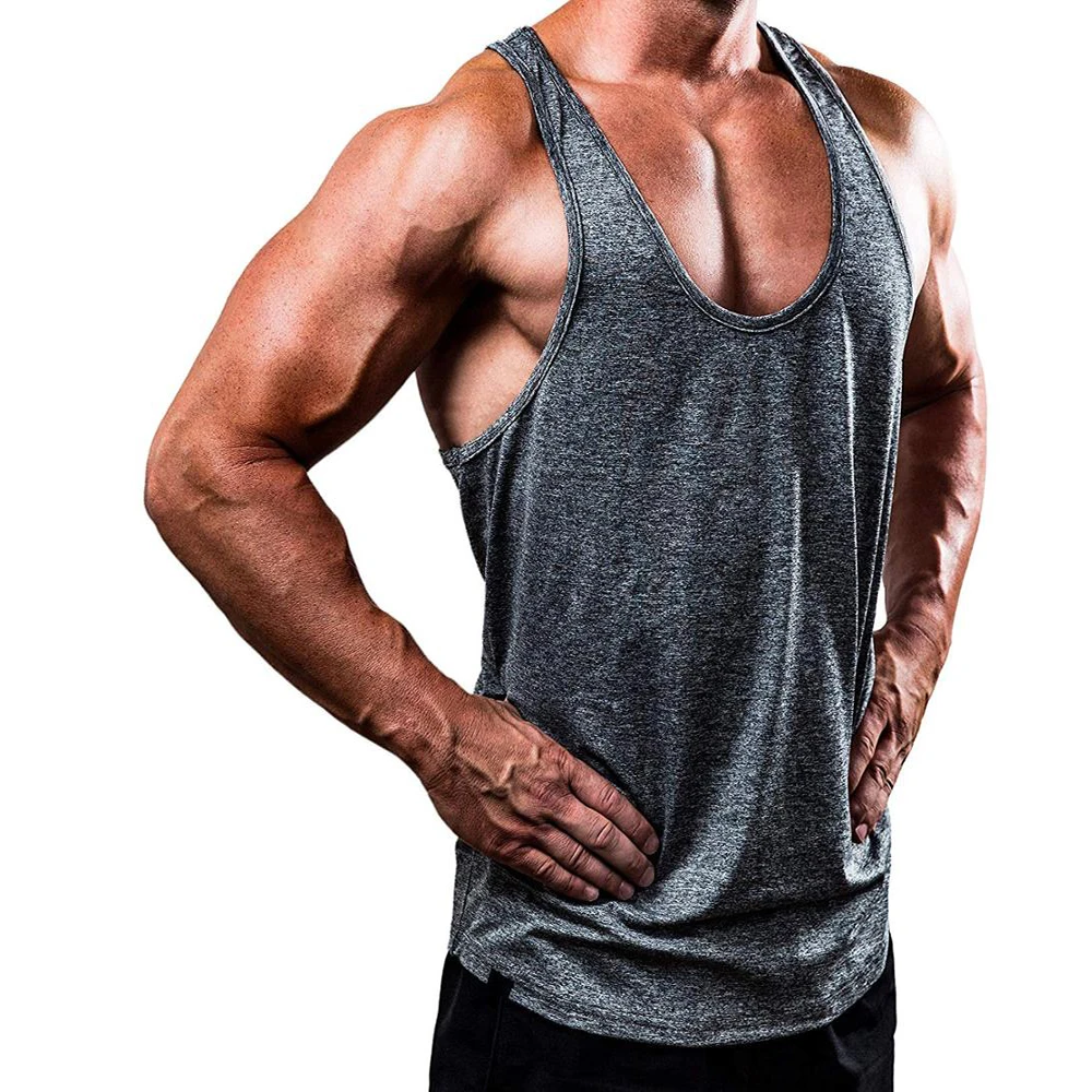 
Modern Design Men Premier Quality Pakistan Made Fitness Sleeveless Men Stringer Tank Tops 