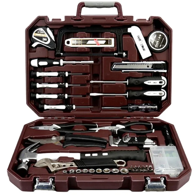 Wholesale car repair gift tool set household hardware hand tool kit