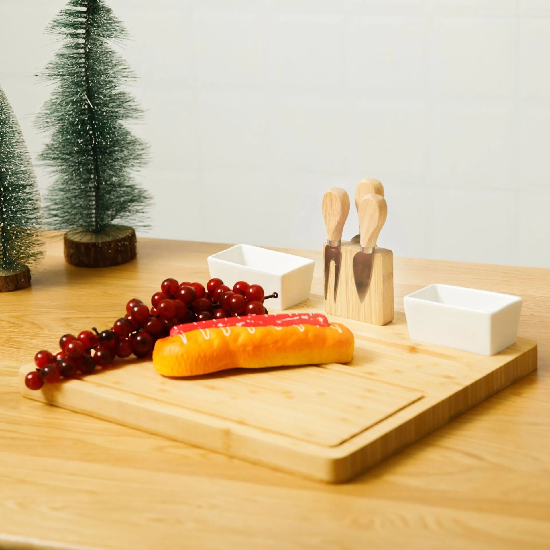 Wine Wood Bamboo Cheese Charcuterie Board Set Cheese Cutting Board Set Charcuterie Board Trays