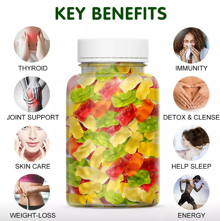 Wholesale Import Candy Weight Loss Product Customization Fruit Flavor  Gummy Candies