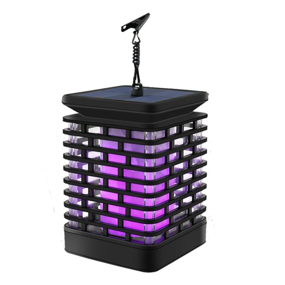 Solar Panel 99LED Solar Garden Light Chandelier Flickering Flame Lights Outdoor Hanging Lanterns Garden Decoration Lamp