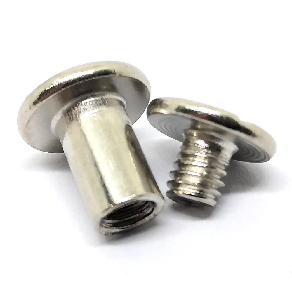 Hot Selling Chicago Screw Customized Stainless Steel Brass Chicago Screw Binding Post Male And Female Screw