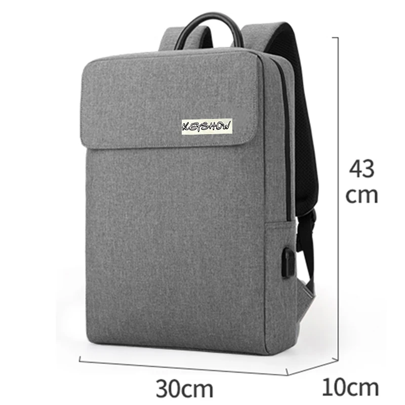 2022 new high capacity durable slim waterproof hard shell leisure business laptop backpack with usb hidden compartment