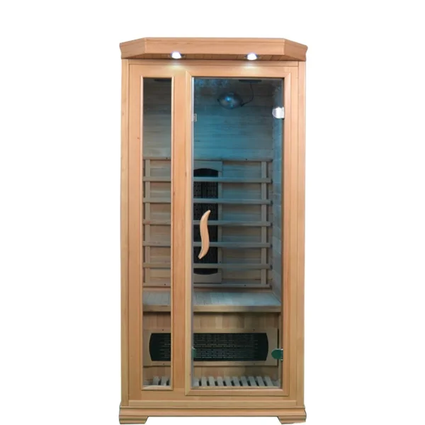 Wholesale Price Canadian Hemlock Red Cedar Wooden Far Infrared Sauna For 4 Persons