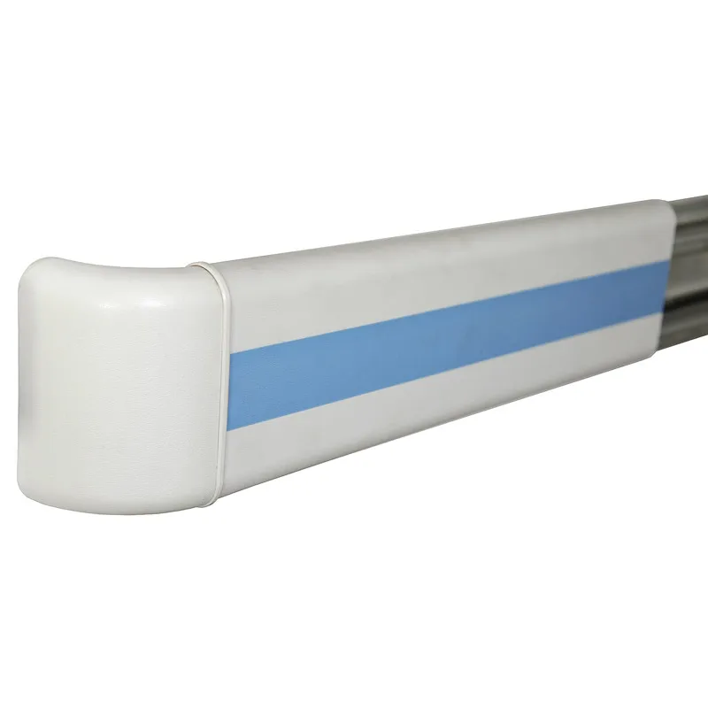 Hospital crash rail elderly using indoor aluminium hospital corridor pvc handrails
