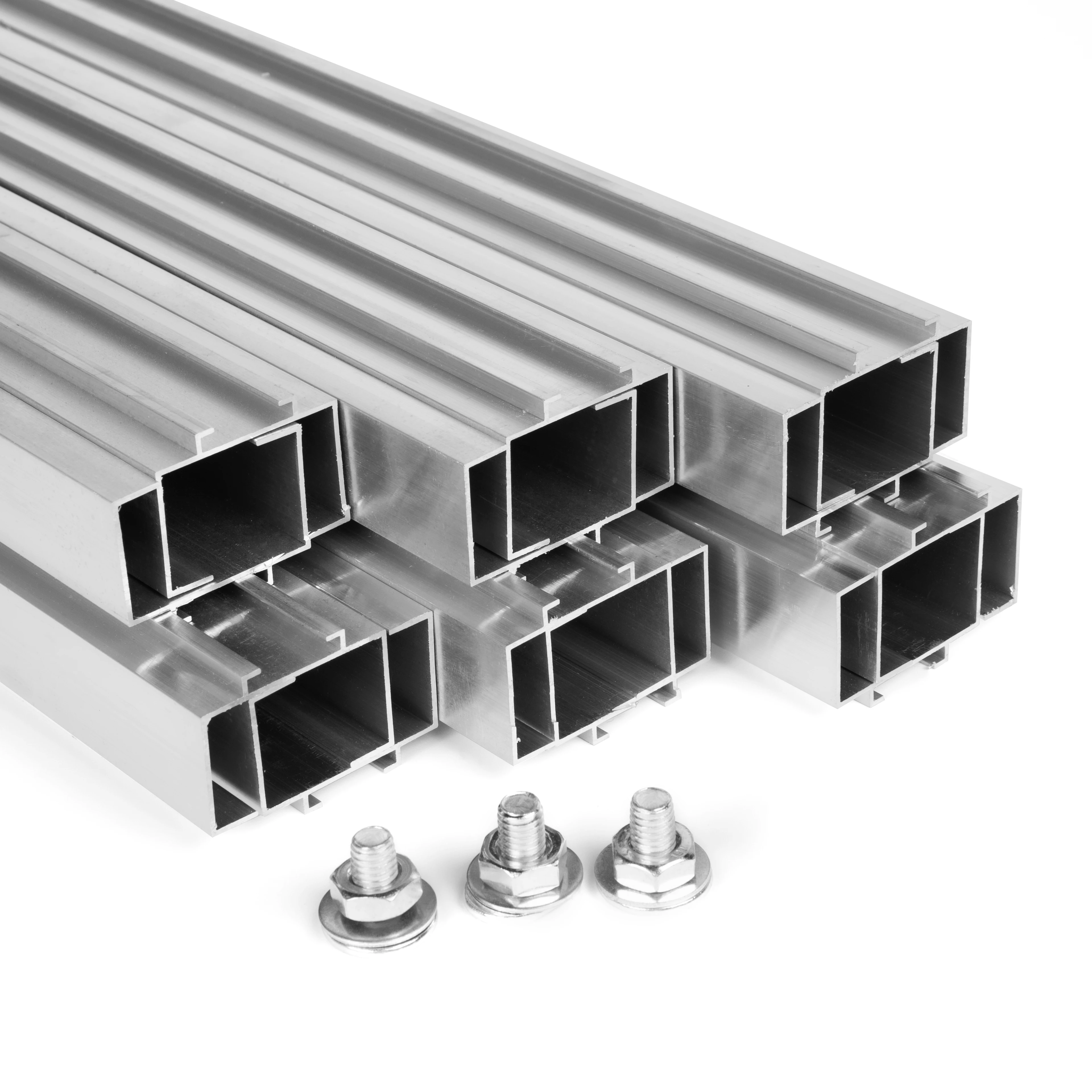 Aluminum alloy  hang-up bar with double grooves  for corrugated carton printing plate