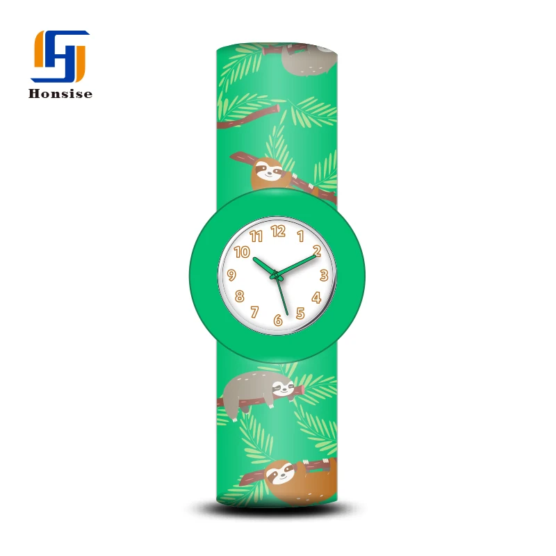 Silicone Snap Cartoon Watch Arrival Silicone Soft Cartoon Kids Slap Band Watches