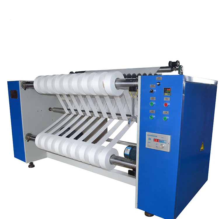 Slit And Rewind Different Type Of Non Woven PP Nonwoven Fabric Slitter Rewinder