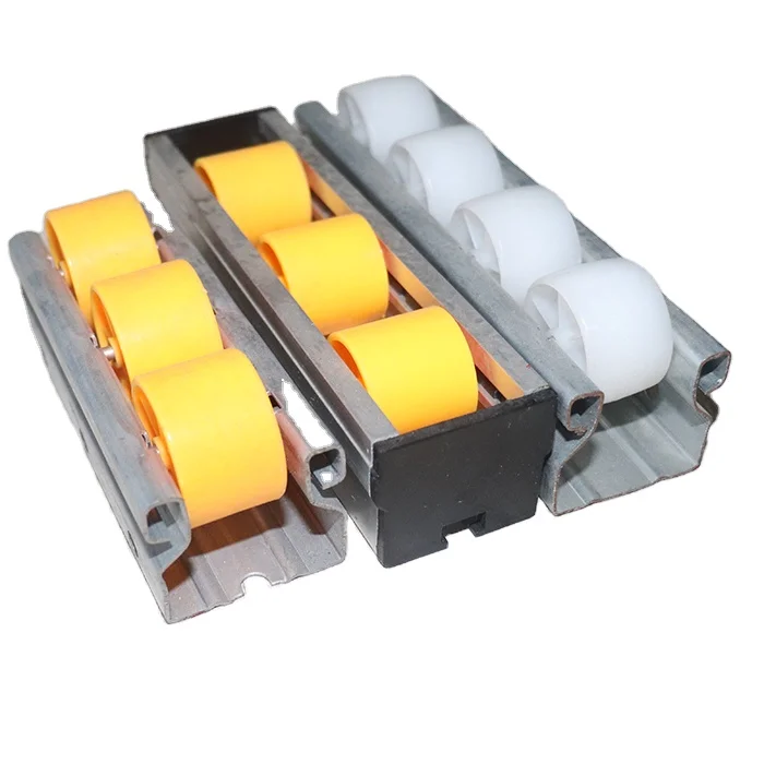 Roller Skate Wheel Conveyor Steel Roller Pipe Rack Anti-rust Aluminium Alloy Conveyor Roller Track for Sliding Shelf System