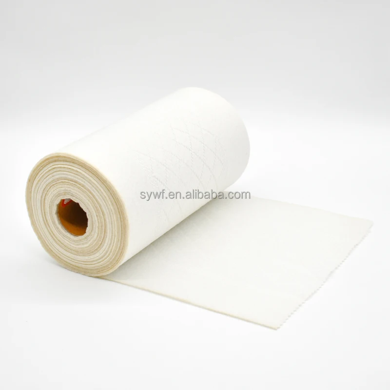China needle punch nonwoven fabric roll flame retardent polyester nonwoven