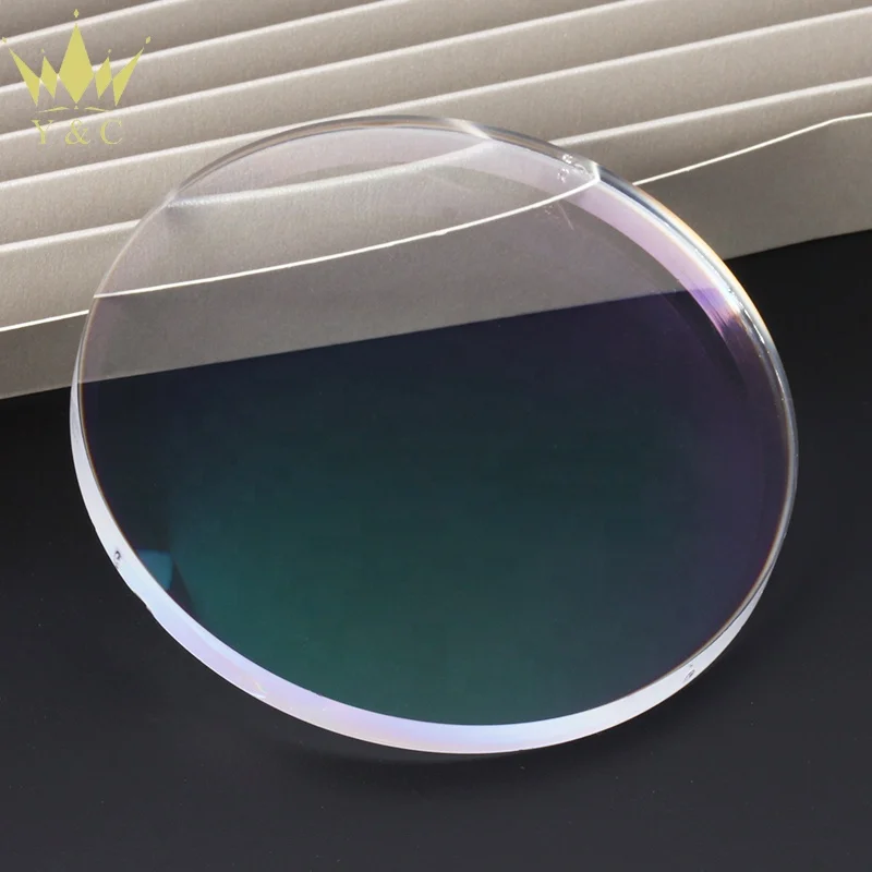 1.56 Lens High Quality UV380 1.56 blue HMC Single Vision Eyes Protecting Optical Lens