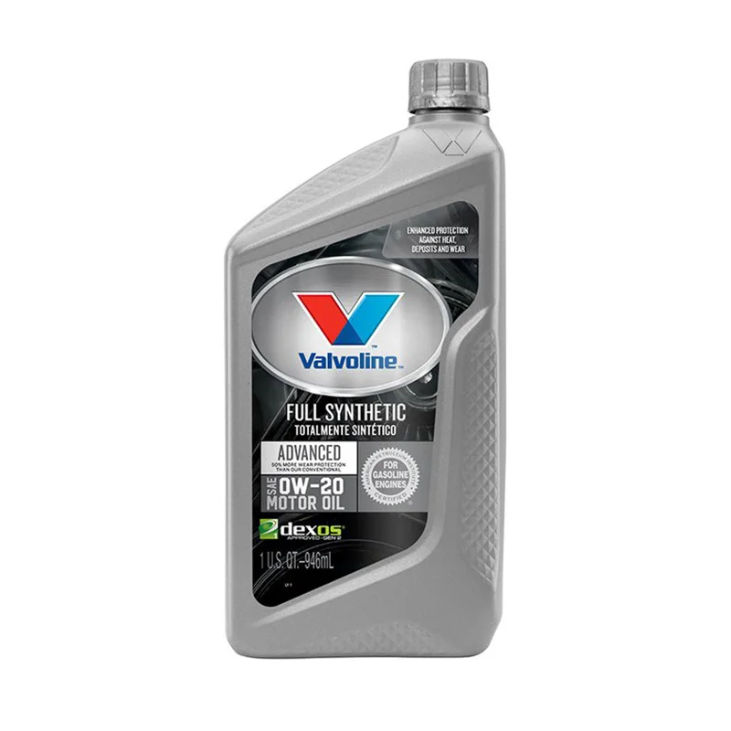 Valvoline Advanced Full Synthetic 0W-20 Motor Oil Lubricant Car Oil  1 QT