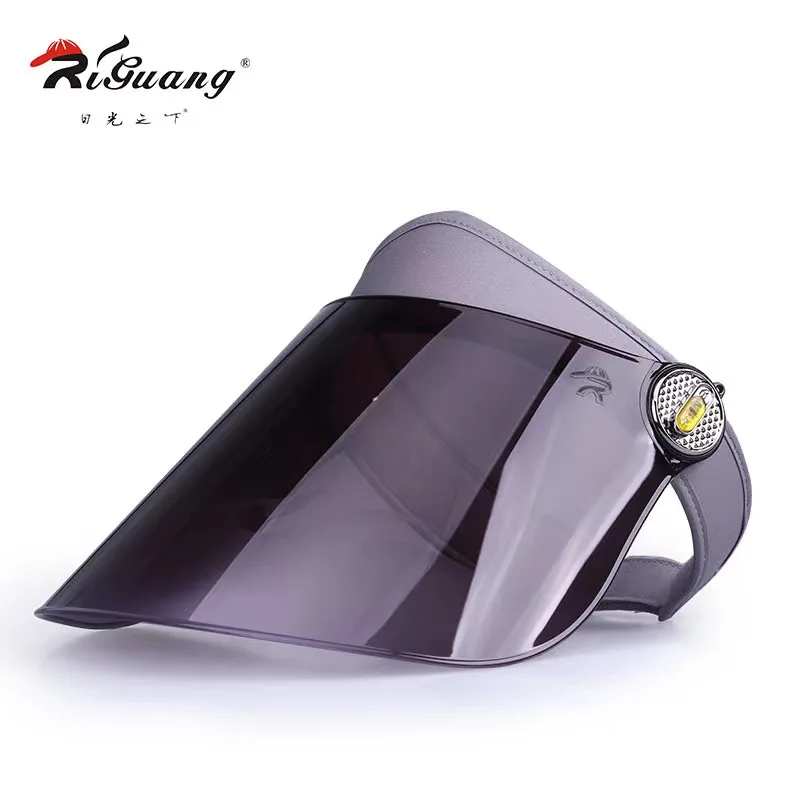 Simple grey comfortable visor