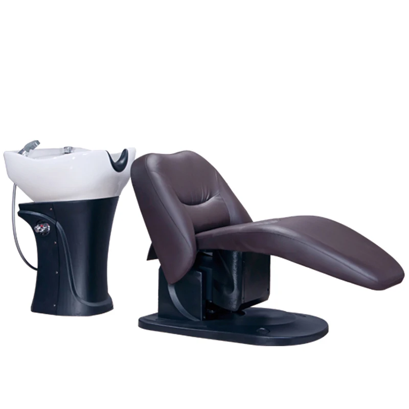 Electric 2 in 1 Shampoo Chair with Basin Japan Rotation  Adjustable Japanese Head Spa Equipment Hair Washing Chair for Salon