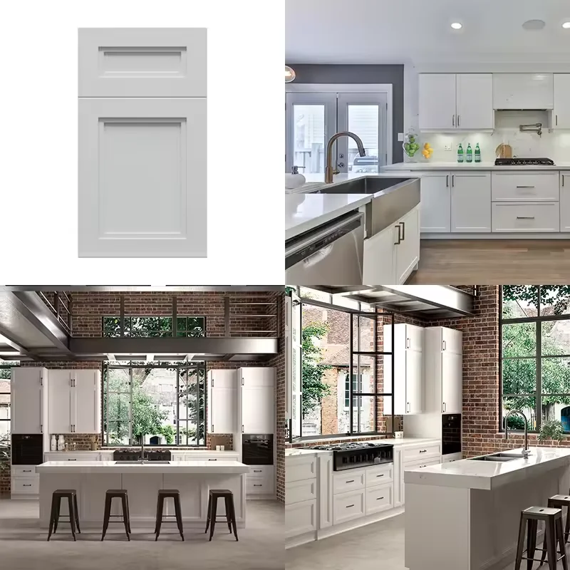 Wholesale Price Cabinet High Quality MDF Solid Wood Modern Design Base Wall Kitchen Cabinets