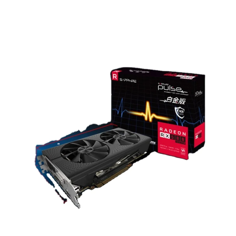 AMD XFX 580 8G graphics card for mining for gaming full set 8cards 588 ETH BTC GPU Miner Machine