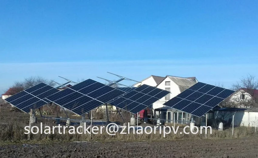 China Wholesale 8kW 9kW ZRT Tilted Single Axis Solar Tracking System