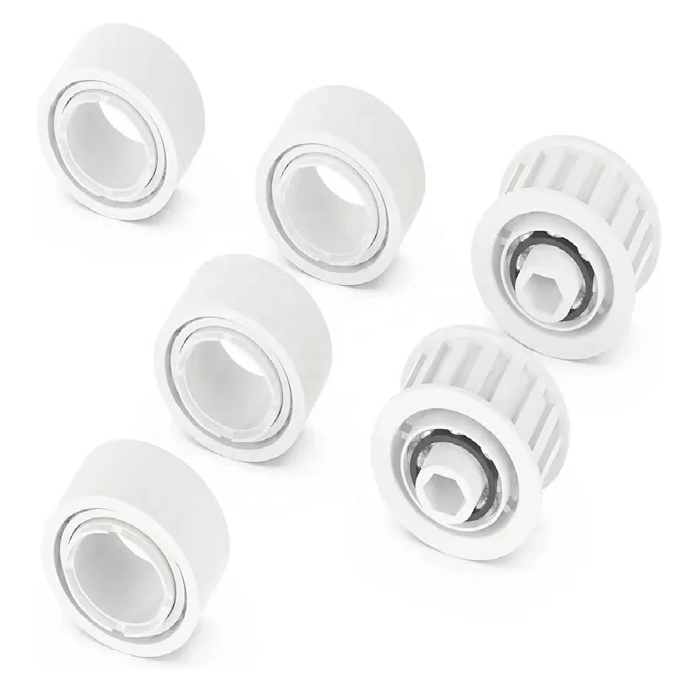 Dolphin Guide Wheels 4 Pak with 2 Pully Gears Compatible with   Nautilus CC Plus Replacement Parts