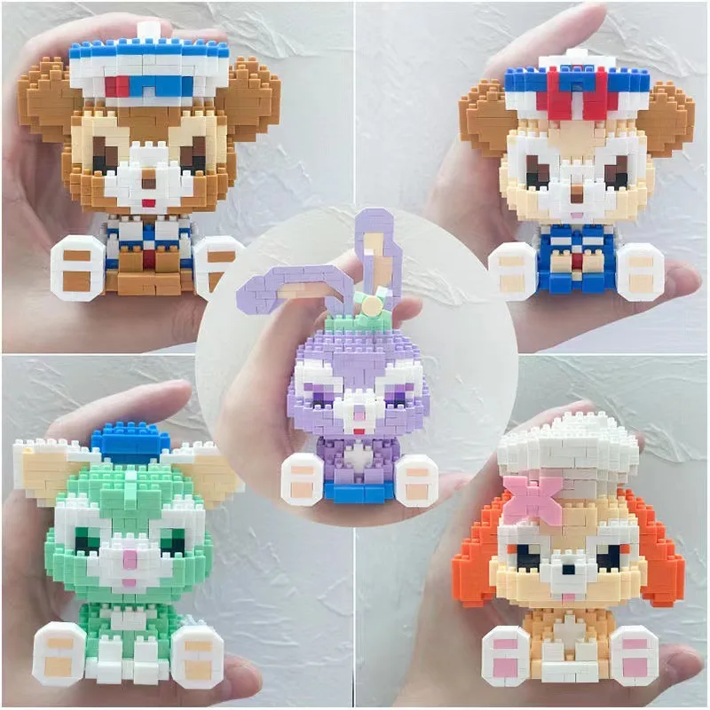 3D Mini Monsters Kit Building Blocks Sets Puzzles Game Small Particles Micro Diamond Blocks Anime Poke Building Block Toys