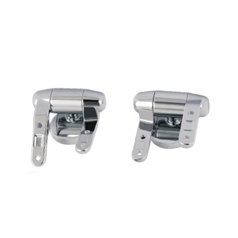 Seat Zinc Alloy Toilet Hinges Bathroom Mountings Top Durable Universal Fittings Easy Install for Toilet Replacement Parts