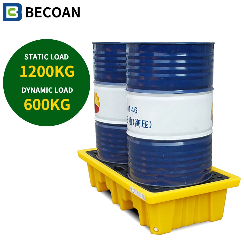 2 Drum Safe Storage  spill pallet product For Anti Spill