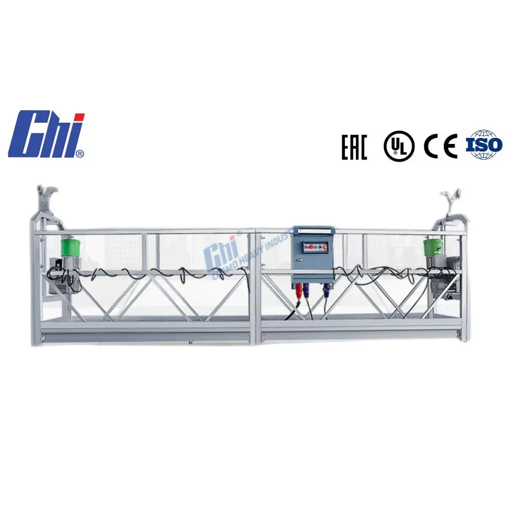 ZLP630 aluminum alloy suspended platform,bracket, steel facade access system,hanging suspended cradle platform