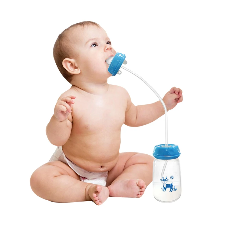 Hot selling spot wholesale BPA free PP baby bottles food grade plastic baby feeding bottles hands free baby bottle