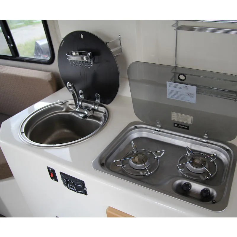 Supplier trending hot outdoor products car accessories camping and tripsSingle-Axis Travel Camper RV Caravan