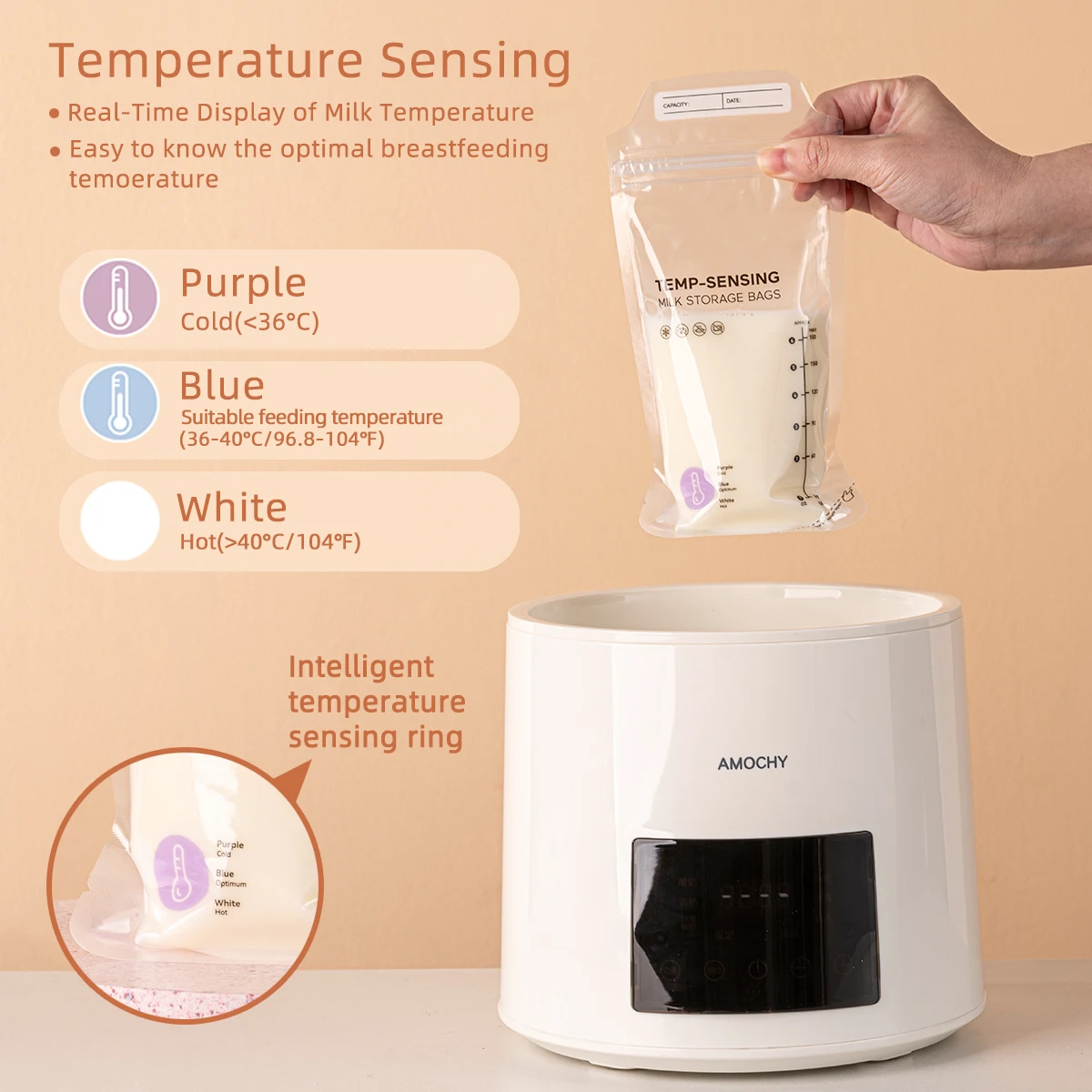 BPA free OEM Baby Product 100ml 250ml Breast Milk Storage Bag Customized milk powder storage  bag Feeding Word Place Model