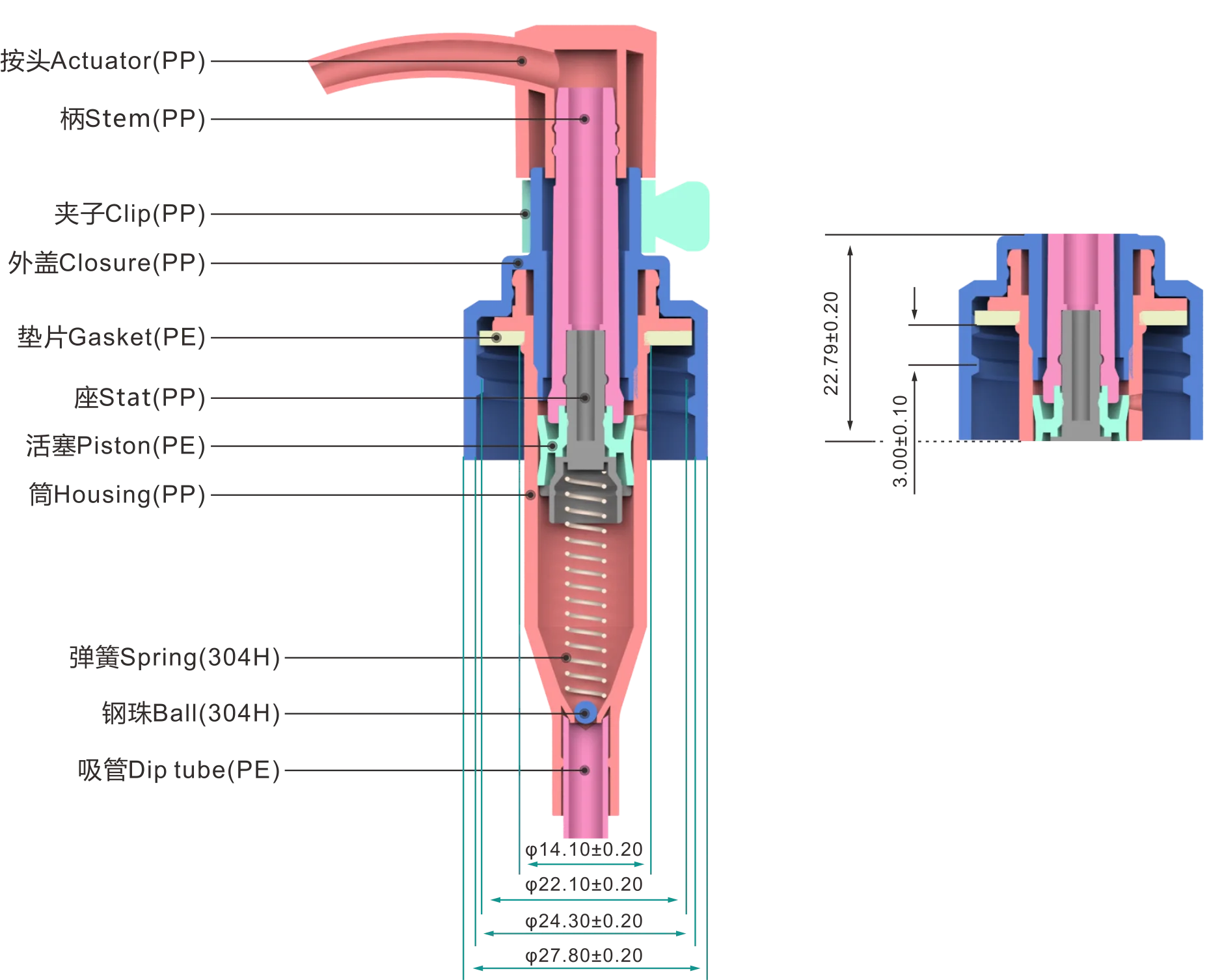 Wholesale luxury Pet Plastic Round Eco Friendly reusable Airless Oil Pump Cleanser Shampoo Lotion Bottle With dispenser