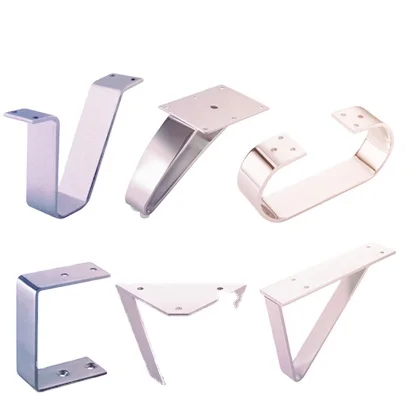 Factory Direct Sale Curved Shape Metal Plate Furniture Feet Accessories Chrome Sofa Leg for TV Cabinet