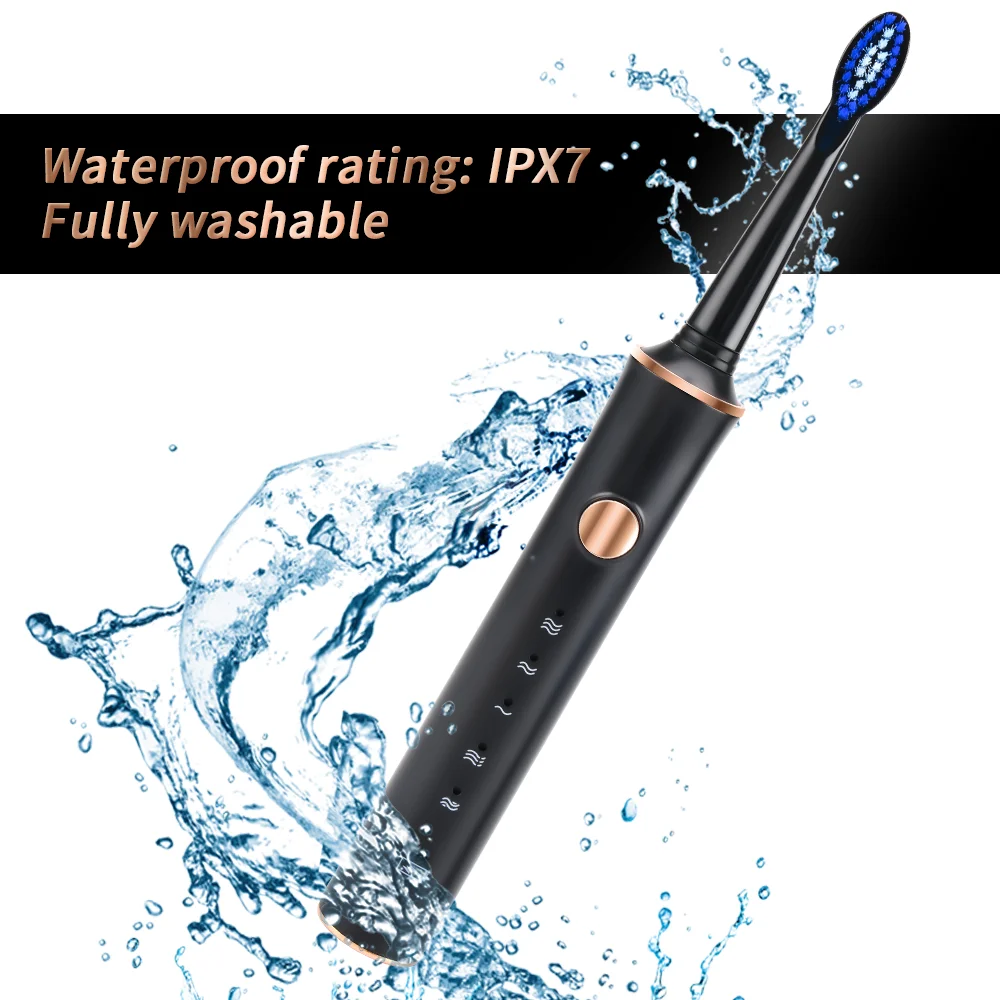 5 режимов уход за полостью рта автоматическая высокой мощности перезаряжаемые зубная щетка IPX7 водостойкая электрическая машинка для стрижки Sonic зубная щетка