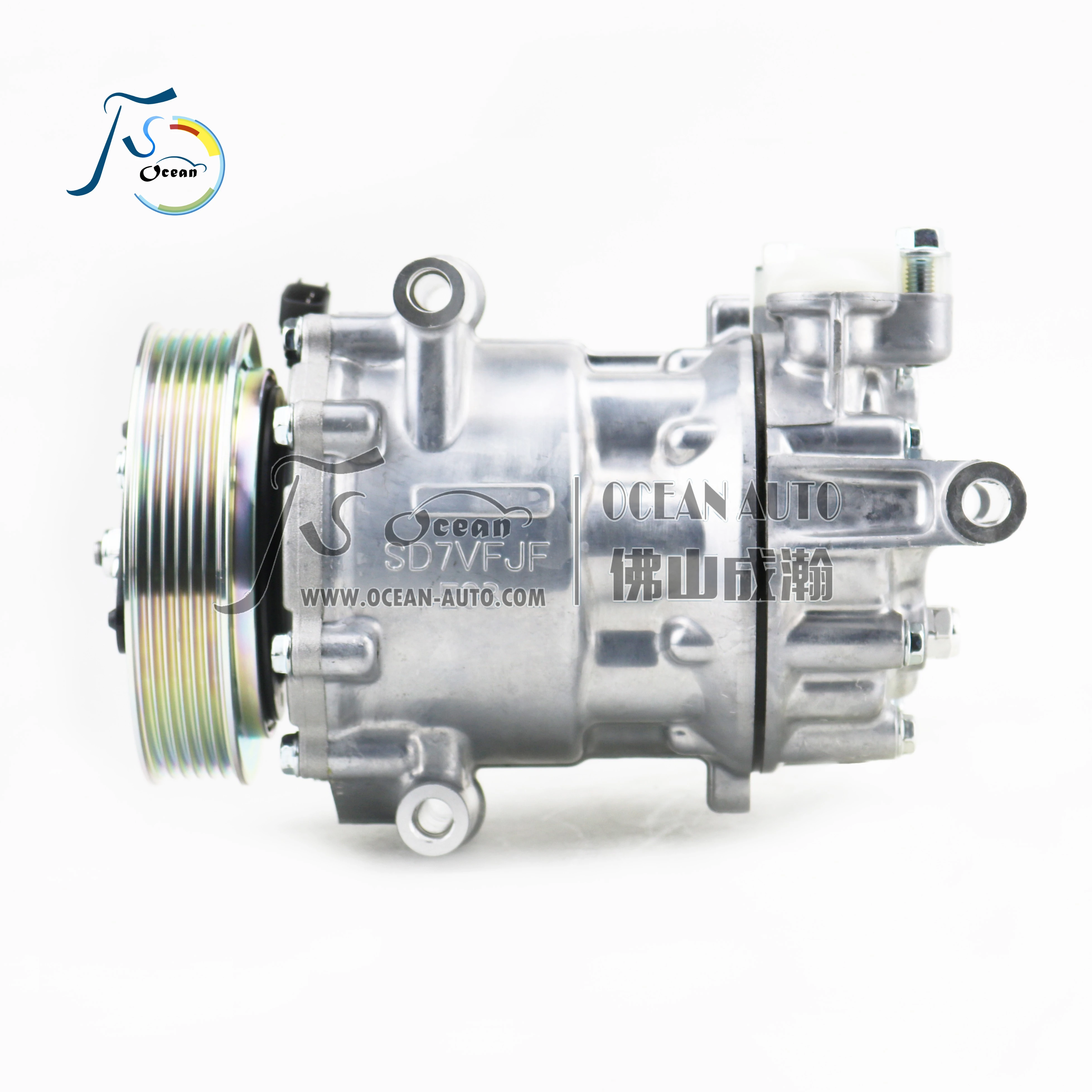 7V16 New A/C Compressor For Ford Transit Bus,Land Rover Defender,Peugeot Boxer BK21-19D629-BA 9676552680 CO1002