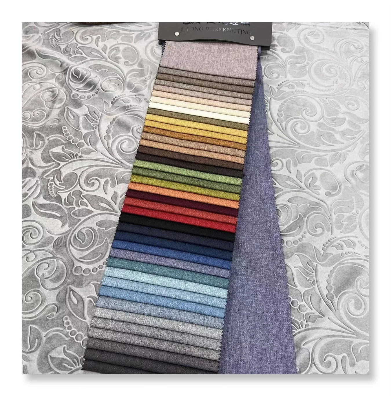Mango--Popular Design Hot Selling 100% Polyester Linen Fabric For Home Textile Fabric