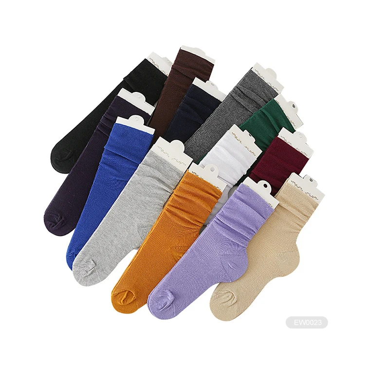 ZJFY- E0351 slouch socks loose top socks for women