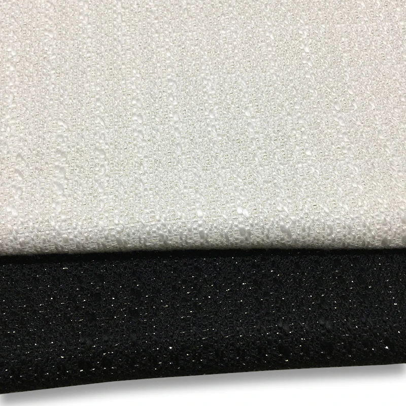 
Fashion wholesale knitted antipilling polar fleece tweed woolen coat fabric 