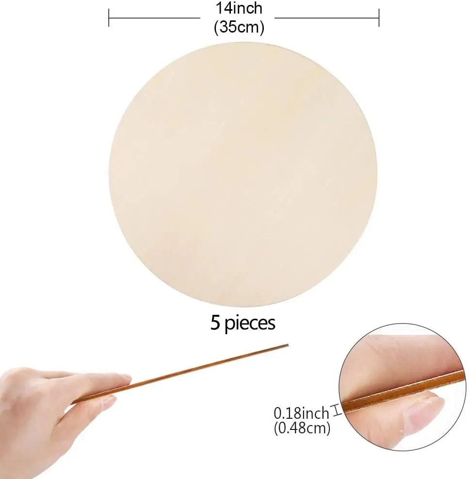 Unfinished Wood Slices, Craft Wood kit Natural Wood Slice