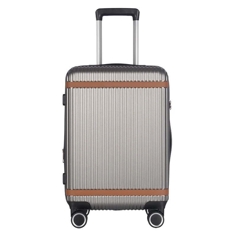 Factory design 3 PCS ABS+PC Suitcase Set Travel 20 24 28 inch smart Luggage carry on bag Koffer