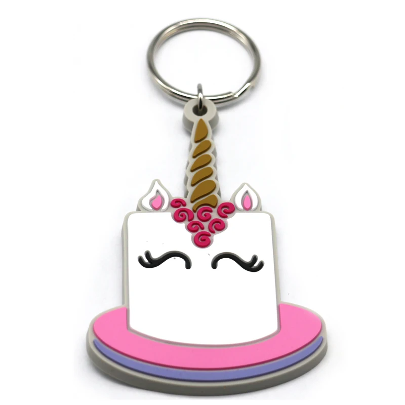 Hard soft pvc custom transparent heart cartoon character rubber 3d plastic keychains with logo maker