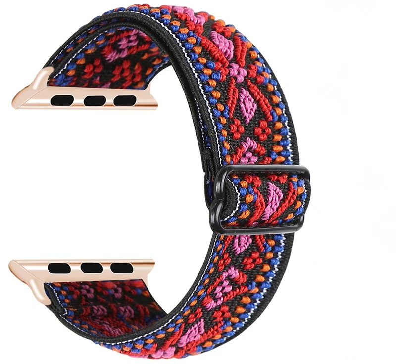 Elastic Watch Band for Apple Watch 38MM/40MM,Women Stretch Boho Sport Watch Strap Bracelet Replacement Wristband