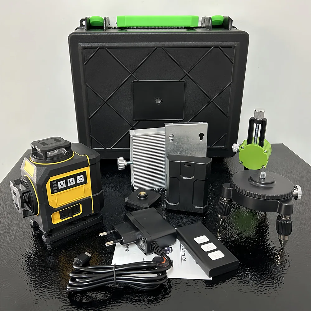 16 Lines 4D Laser Level Green Line Self leveling 360 Horizontal And Vertical Super Powerful Laser Level