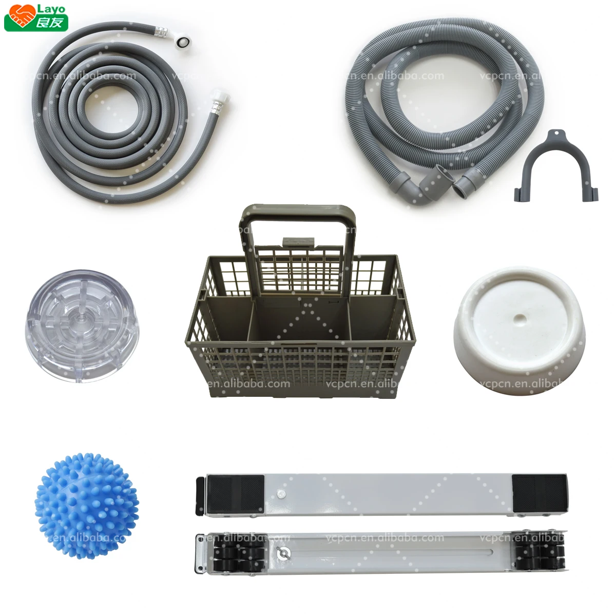 Universal Washing Machine Spare Part Accessory PE 1m 2m Flexible Wash Machine Dishwasher Extension Water Outlet Drain Pipe Hose