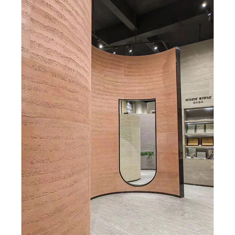 Artificial Stone Wall Panel 3d Faux Stone Wall Flexible Stone MCM Clay Tiles For Exterior And Interior Wall