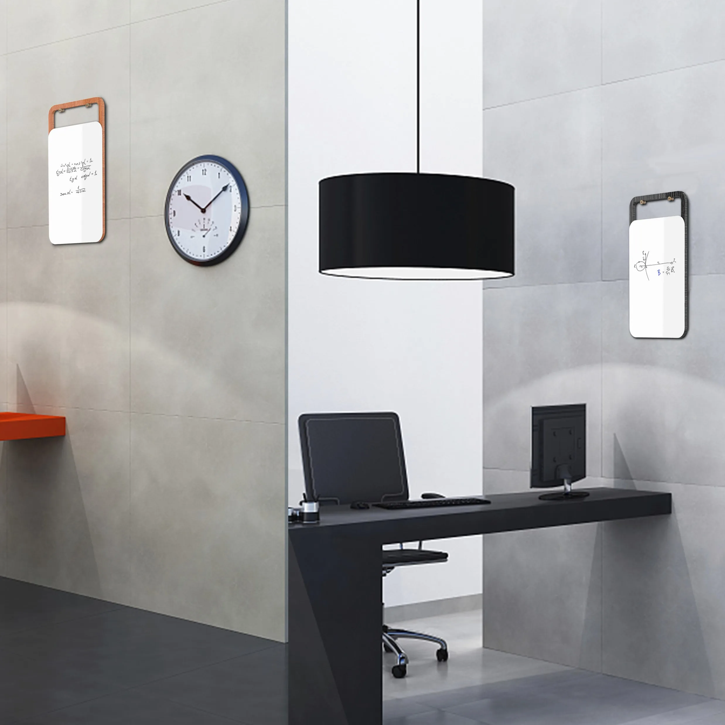 Customizable Wood Decorations Custom Size Easy Clean Glass Writing Board Glass Writing Board Glass Note Board for Kid