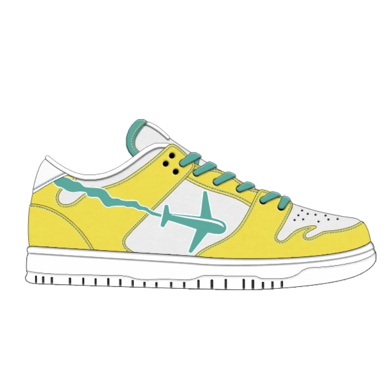Wholesale Custom Plus Size Running Shoes Fashion Breathable Sneakers Designer LOGO Sports Skateboarding Shoes for Men
