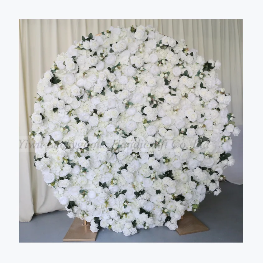 
LFB1742 2m dia round metal arch circle wedding flower metal grid iron arch flower customize 