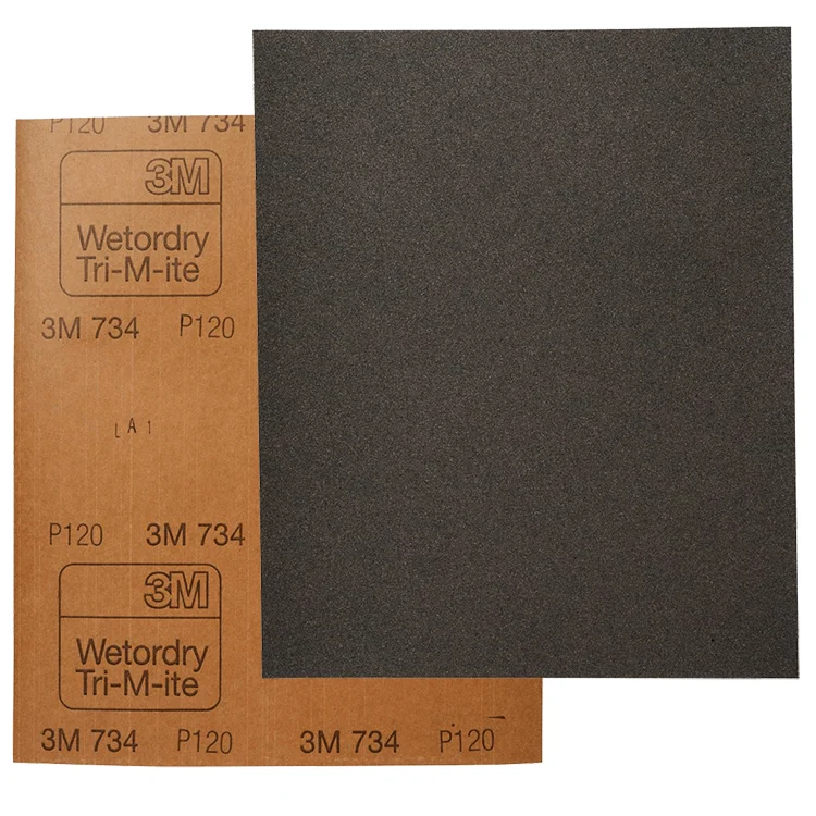 Wepordry наждачная бумага 3 м 734 P120 лист 230x280 мм Карбид Кремния Абразивный
